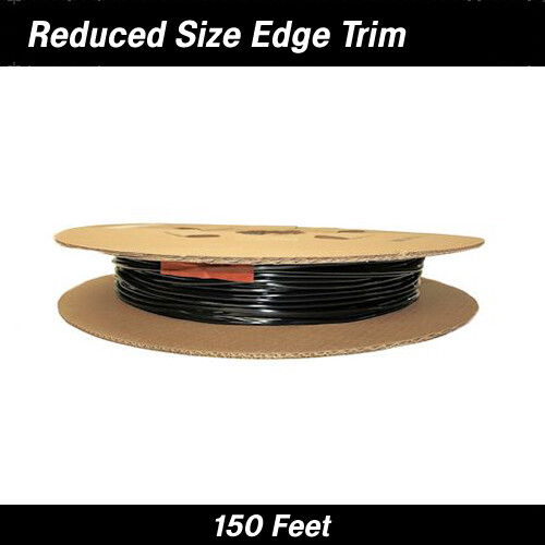 Black Reduced Size Edge Trim 150 Feet