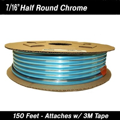 Chrome Body Side Molding 7/16" x 150' Reel