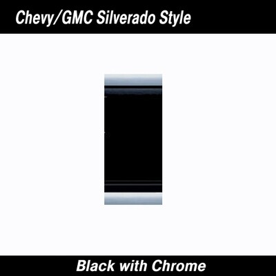 Silverado Black/Chrome Body Side Trim Molding 2 1/4 Silverado Black/Chrome Body Side Trim Molding 2 1/4" x 34'