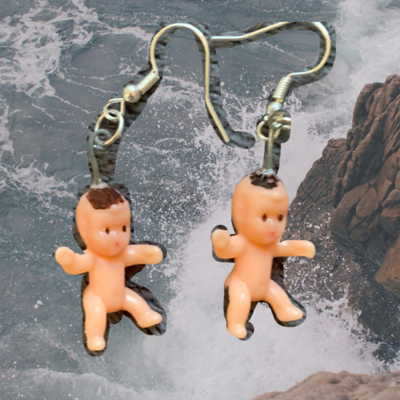 Baby doll earrings