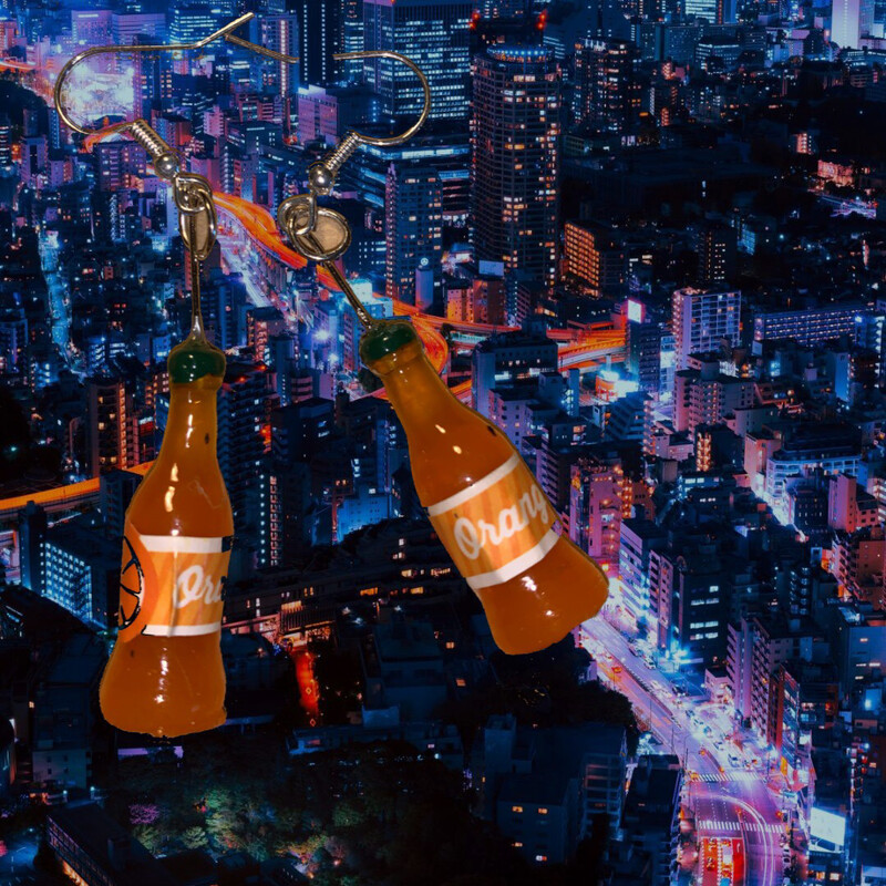 Orange Soda Earring