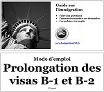 Extension visa B-1 et B-2