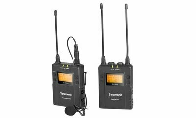 Saramonic UwMic9 Kit1 / Lavalier-Funkmikrofon mit Sender und Empfänger