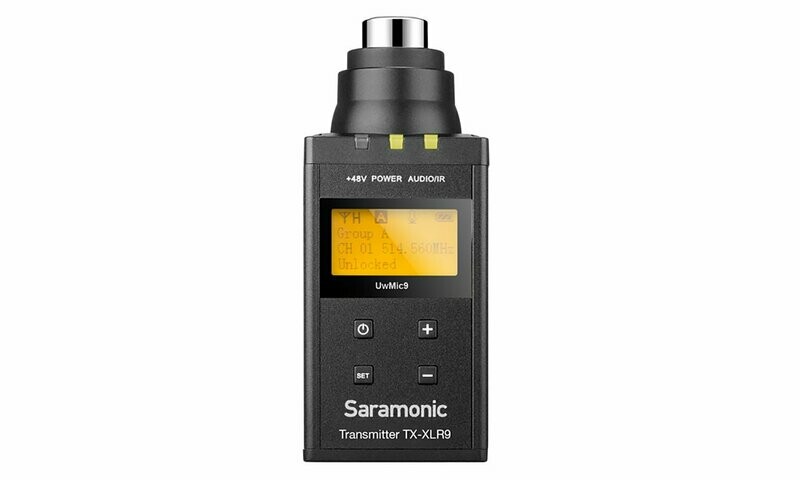 Saramonic UwMic9 TX-XLR9 Kompakter XLR-Stecksender Saramonic UwMic9 TX-XLR9 Kompakter XLR-Stecksender