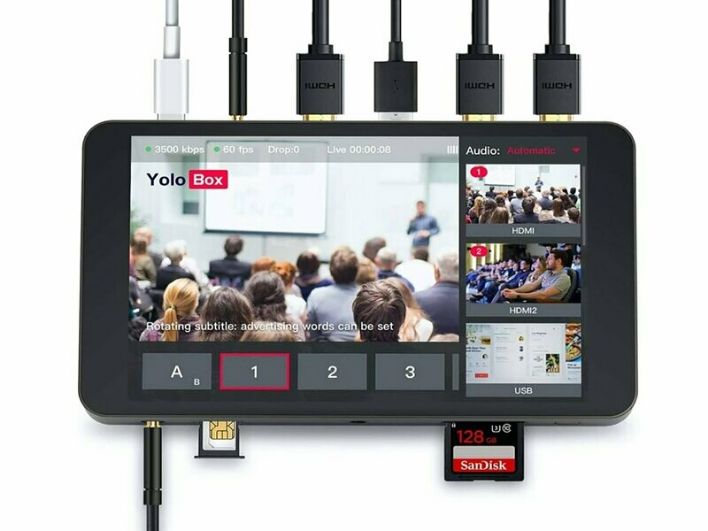 Yolo Liv YoloBox Smart Multi-Camera Live Streaming Yolo Liv YoloBox Smart Multi-Camera Live Streaming