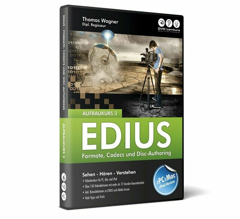 DVD Lernkurs EDIUS - Aufbaukurs 3 / Download DVD Lernkurs EDIUS - Aufbaukurs 3 / Download