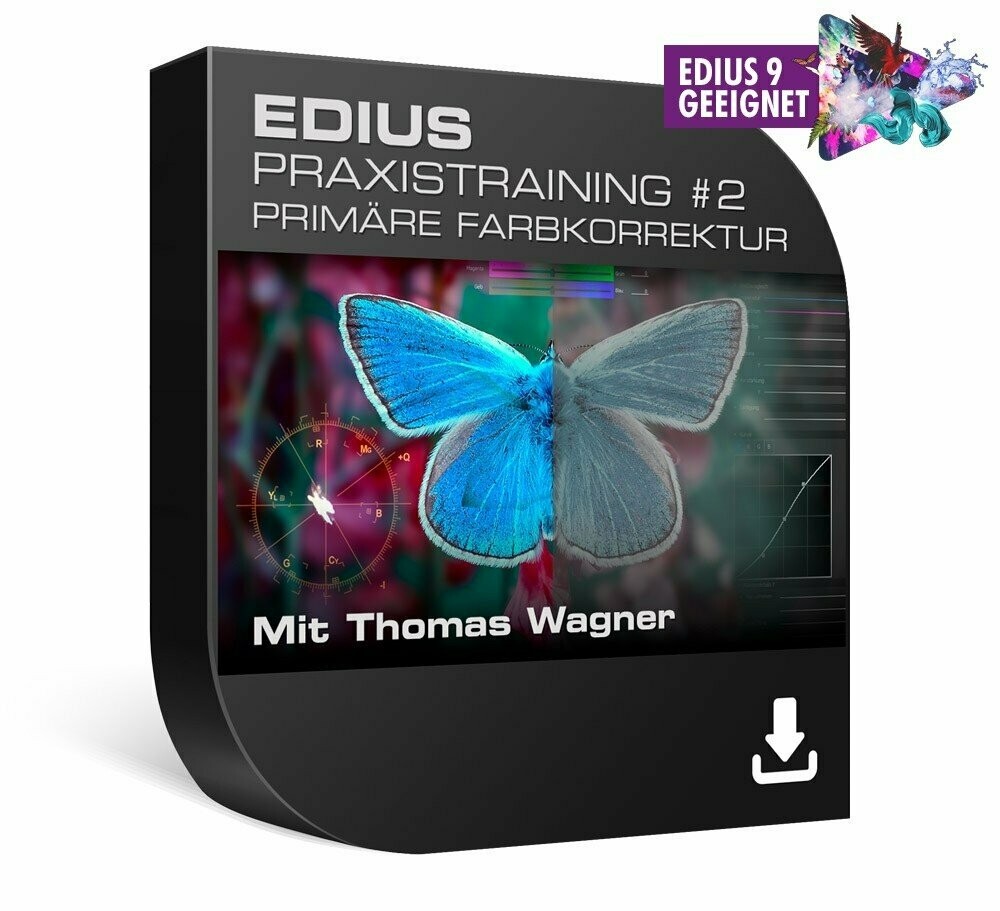 DVD Lernkurs EDIUS Praxistraining #2 - Primäre Farbkorrektur / Download