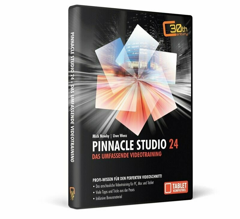 DVD Lernkurs Pinnacle Studio 24 - das umfassende Videotraining / Download DVD Lernkurs Pinnacle Studio 24 - das umfassende Videotraining / Download