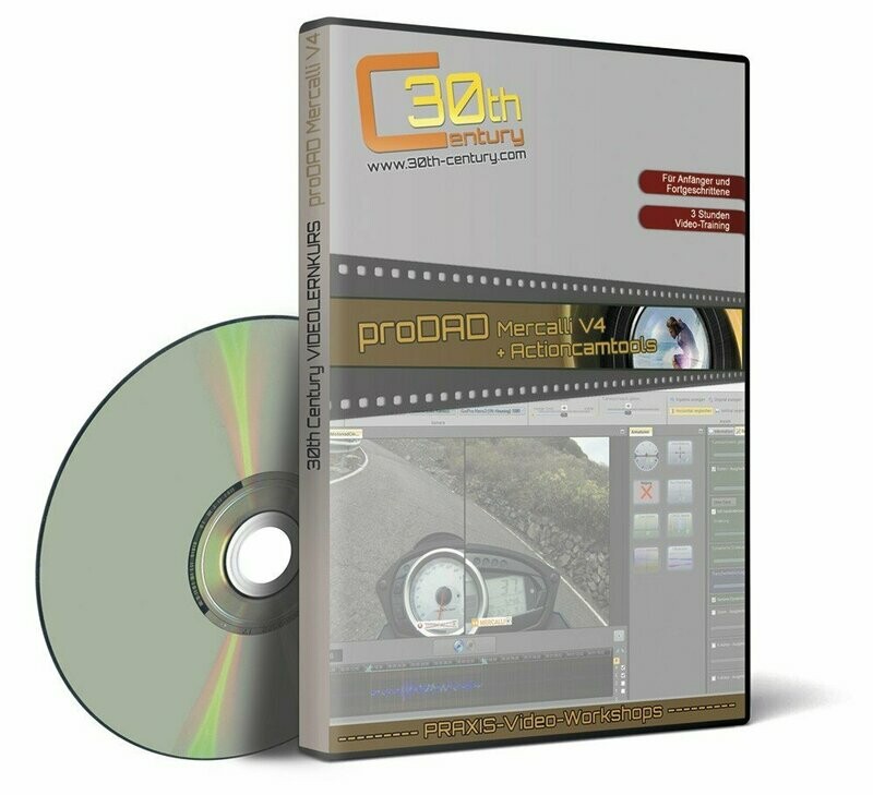 DVD Lernkurs proDAD Mercalli V4 und Actioncam-Tools Videolernkurs / Download DVD Lernkurs proDAD Mercalli V4 und Actioncam-Tools Videolernkurs / Download
