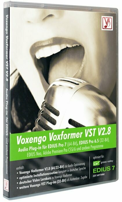 Voxengo Voxformer VST V2.15 für EDIUS und andere Voxengo Voxformer VST V2.15 für EDIUS und andere