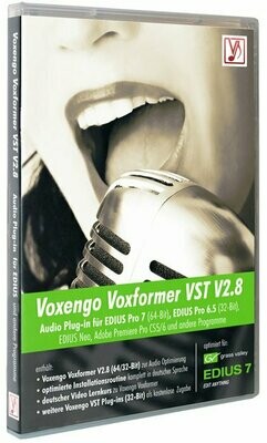 Voxengo Voxformer VST V2.15 für EDIUS und andere