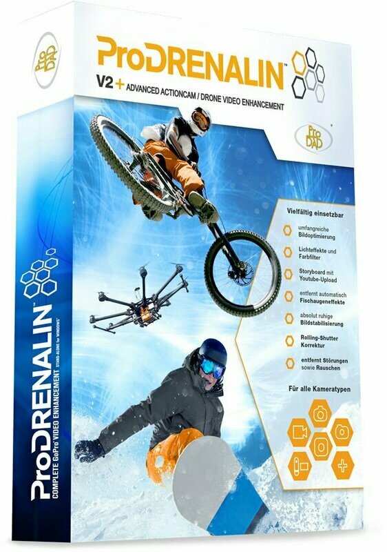 ProDAD ProDRENALIN V2 Plus Vollversion / Downloadversion ProDAD ProDRENALIN V2 Plus Vollversion / Downloadversion