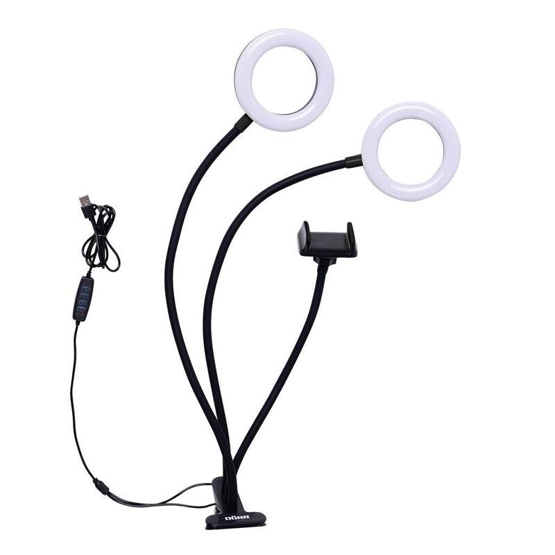 Dörr LED SELFIE 2-ER RINGLICHT SLR-12 BI-COLOR Dörr LED SELFIE 2-ER RINGLICHT SLR-12 BI-COLOR
