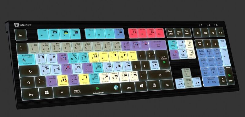 LogicKeyboard EDIUS Professional Tastatur V2 Deutsch hintergrundbeleuchtet LogicKeyboard EDIUS Professional Tastatur V2 Deutsch hintergrundbeleuchtet