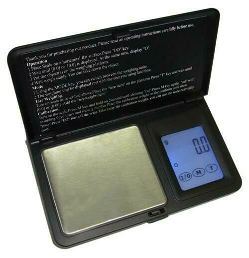 ​ML TOUCH SCREEN pocket scale Blue backlit touchscreen LCD £20