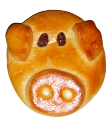 Hefeteig-Glücksschwein (nur am 31.12)