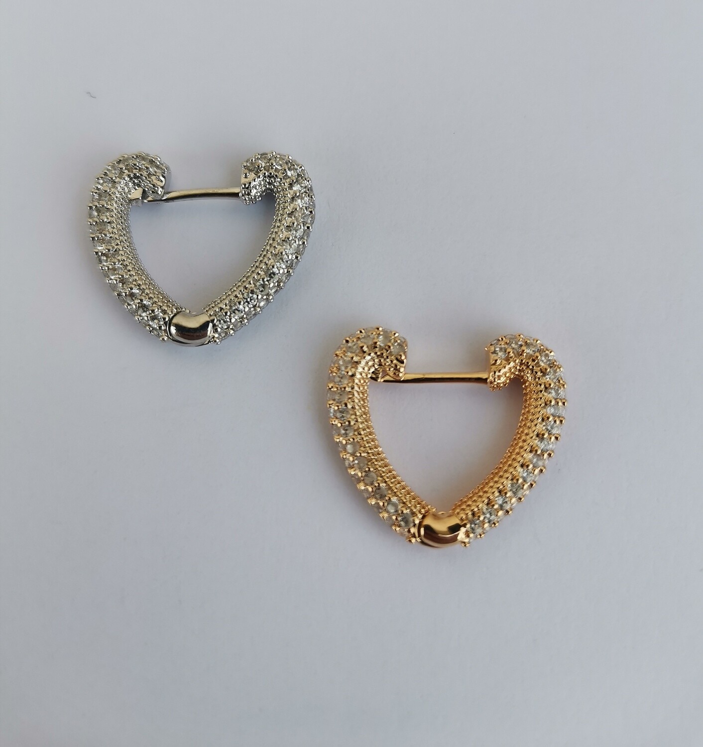 Hoops Cuore Crystal (Coppia)