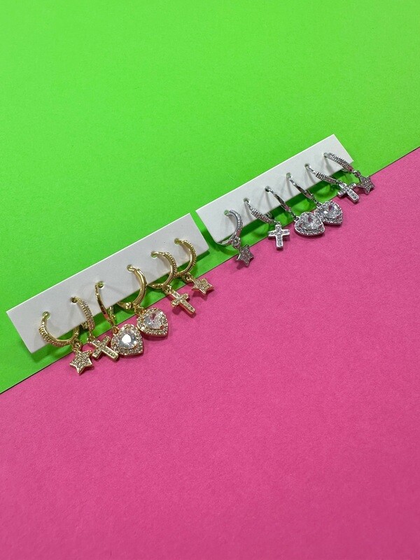 Set Hoops Love Enigma (6pz)