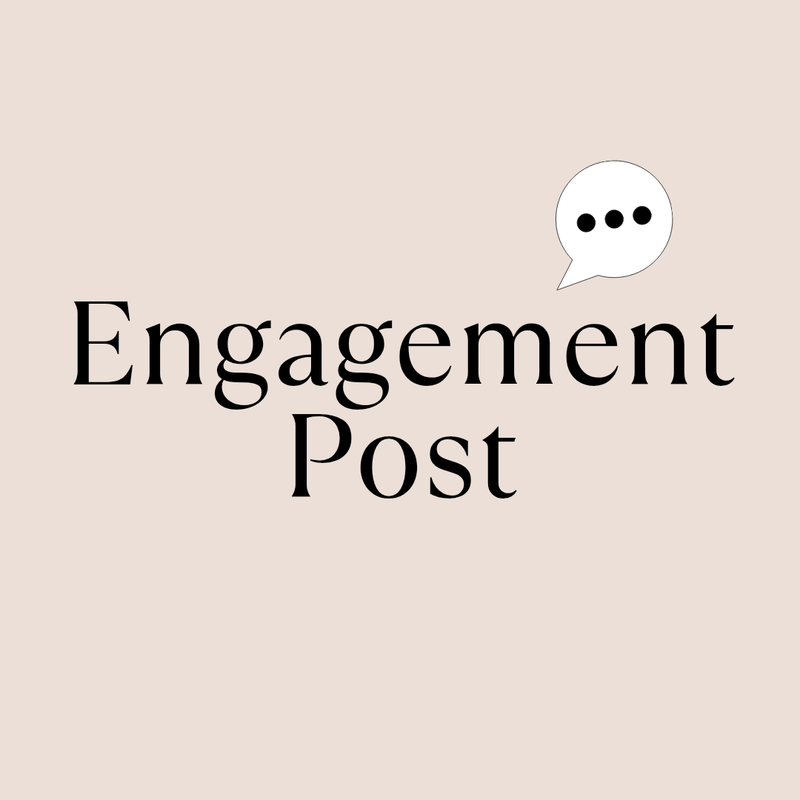 ENGAGEMENT POST