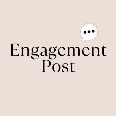 ENGAGEMENT POST