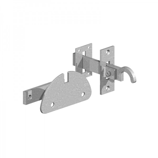 Mortice latch, galvanised