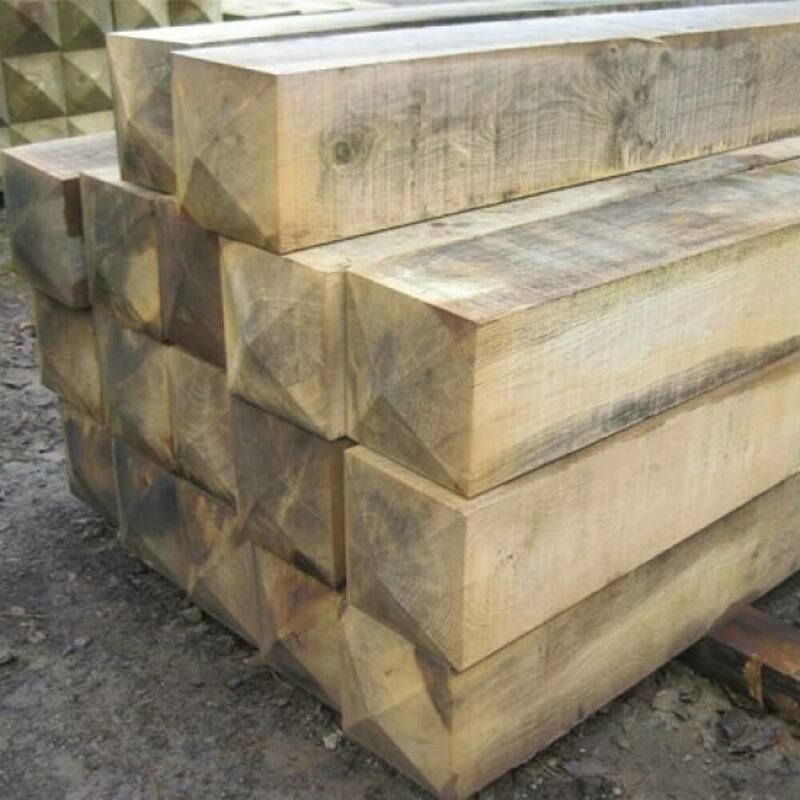 Gate Posts in Oak