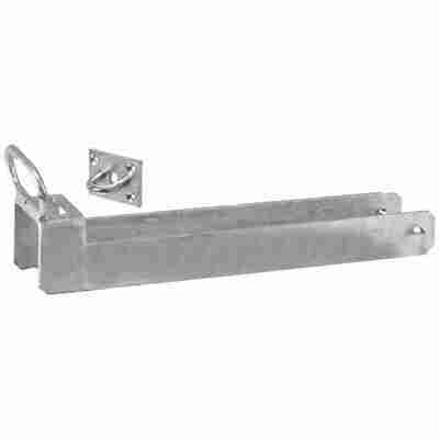 Closing loop with handle, can be padlocked, galvanized.