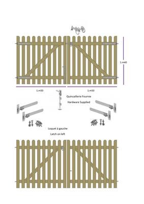 SANTOS 1400 Palisade Gate SANTOS 1400 Palisade Gate