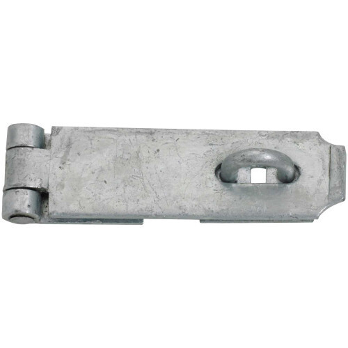 GATEMATE® Hasp &amp; staple, heavy-duty, safety pattern, galvanised.