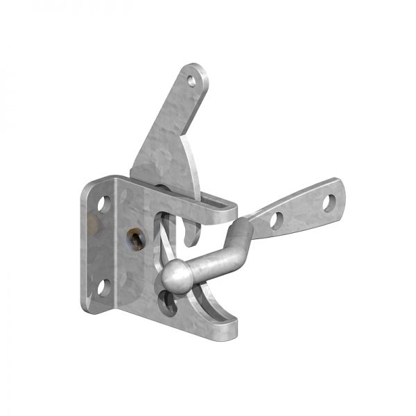 Easy-close latch, zinc-plated