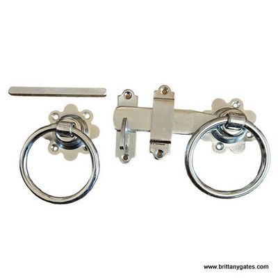 Ring latch, zinc-plated, 150mm