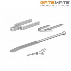GATEMATE® Spring fastener with staple catch, galvanised.