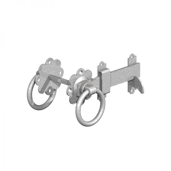 Ring latch 125mm, &quot;hot dip&quot; galvanised