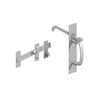 Suffolk latch, zinc-plated