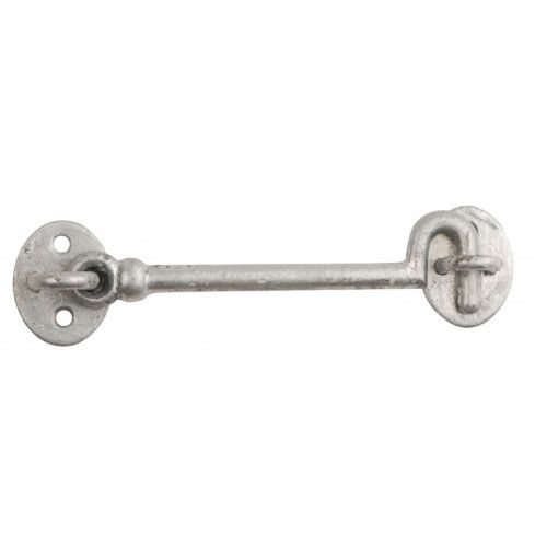Cabin hook, cast steel fabrication, galvanised.