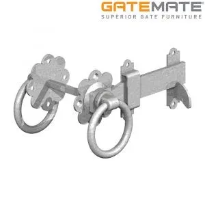 GATEMATE® Ring latch, premium quality, galvanised
