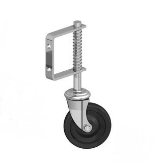 Spring loaded gate wheel 280mm BZP.
