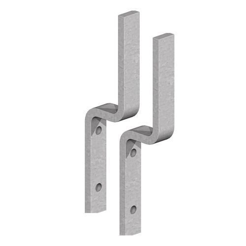 Fence Rail Brackets, 50mm (2) GATEMATE®