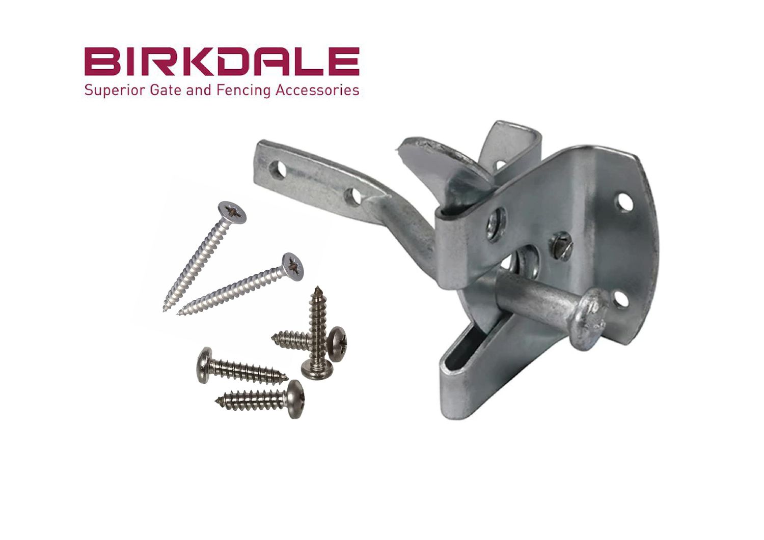 Auto latch galvanised, large 57mm