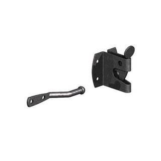 Auto thumb latch 50mm, epoxy black polyester finish.