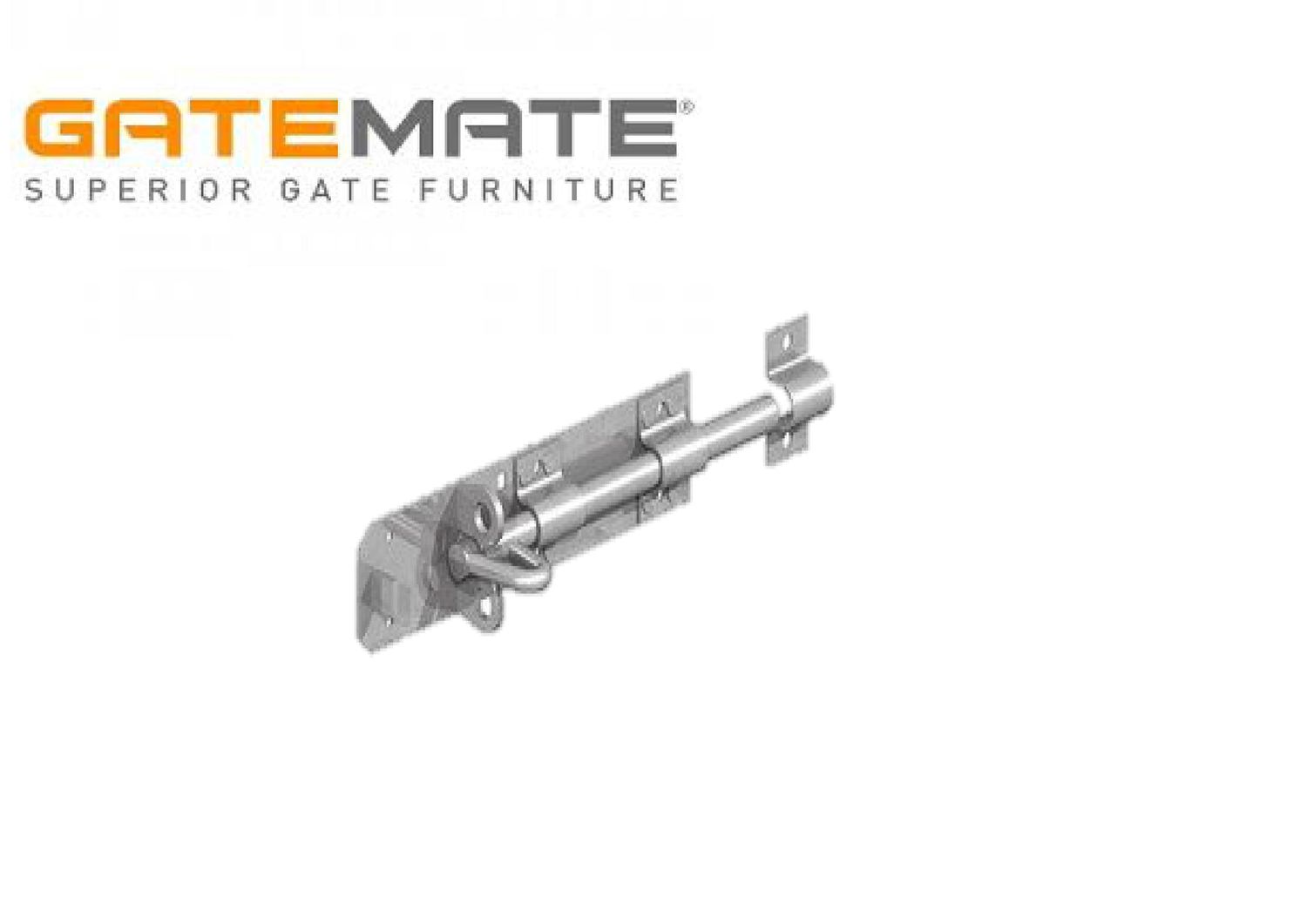 GATEMATE®, Brenton bolt, heavy 100mm / 12mm diameter, galvanised
