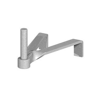 Hook to build, 195mm/19mm, galvanised.