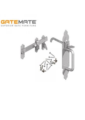 GATEMATE® Suffolk latch, gothic style, galvanised.