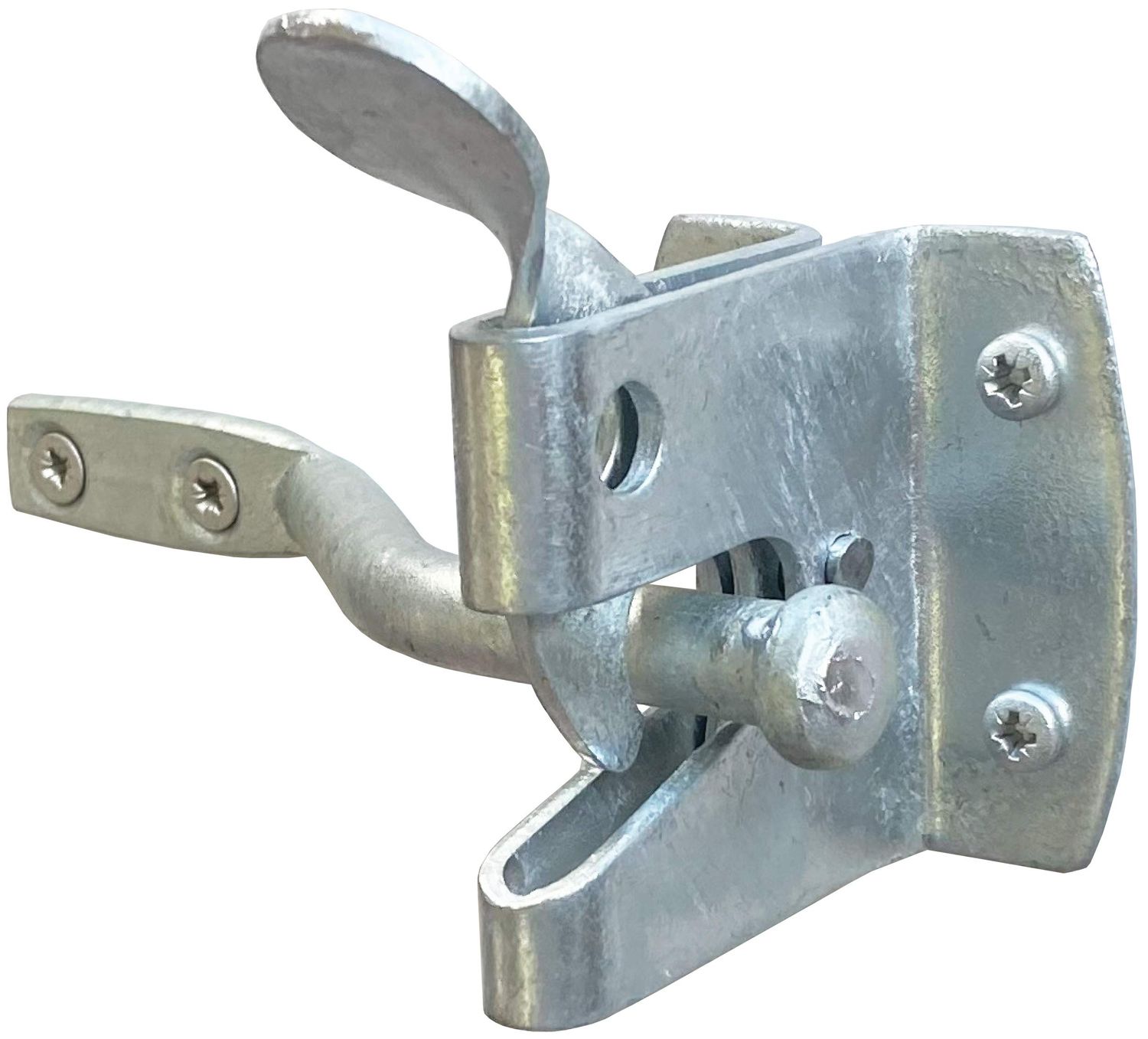 Auto thumb latch, 57mm heavy-duty, &#39;hot-dip&#39; galvanised.