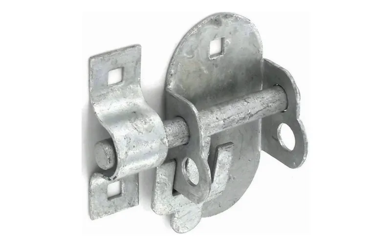 Oval pad bolt, galvanised