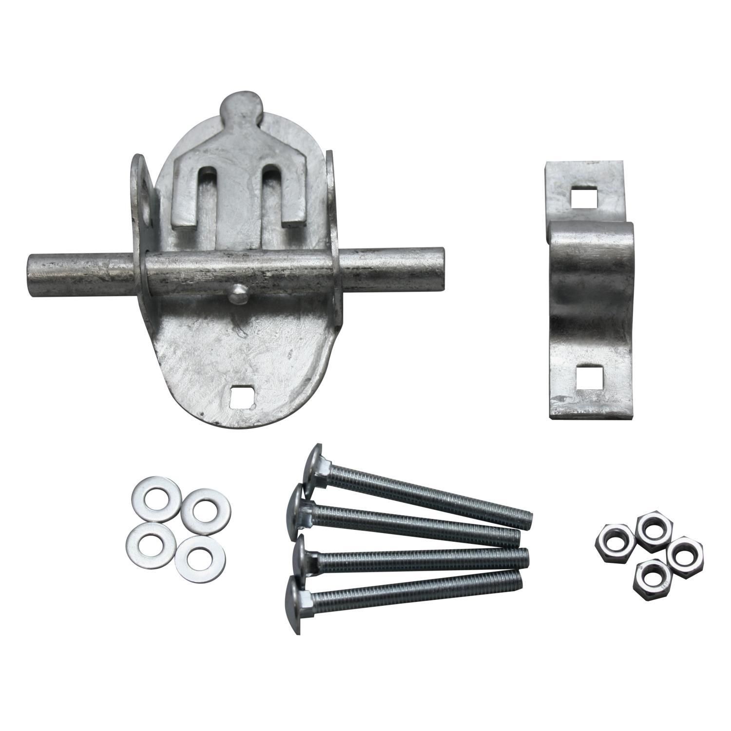 GATEMATE® Oval pad bolt, galvanised