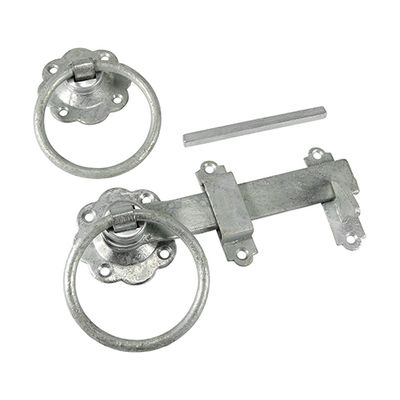 Ring latch 125mm, &quot;hot dip&quot; galvanised