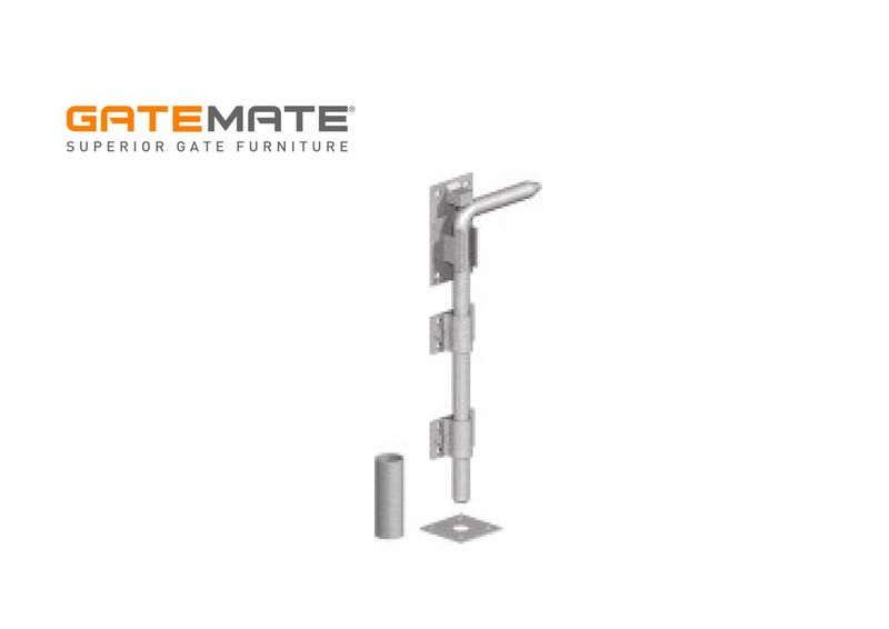 Drop bolt, adjustable, "hot-dip" galvanised. Drop bolt, adjustable, "hot-dip" galvanised.