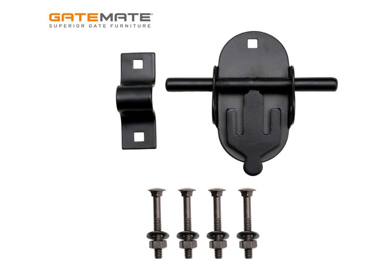 Oval pad bolt, black polymer Oval pad bolt, black polymer