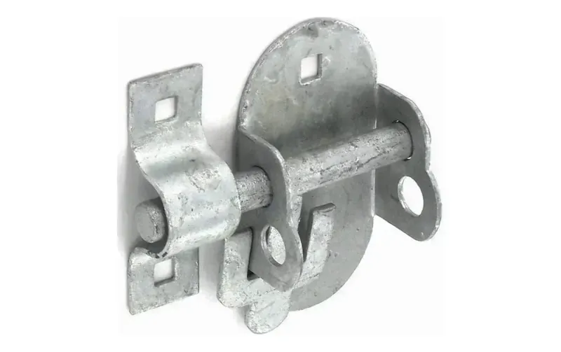 Oval pad bolt, galvanised Oval pad bolt, galvanised